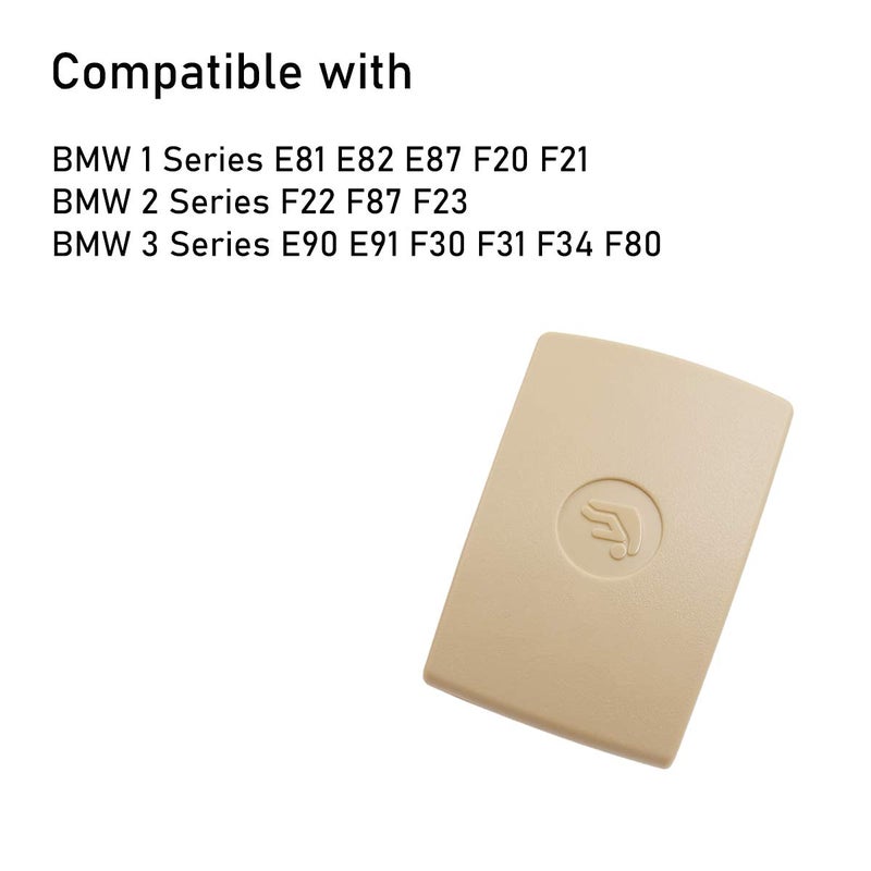 Jaronx for BMW Child Seat Anchor Cover, Rear Row Seat Safety Belt Anchor Cover for BMW Isofix Cover 1 Series E81 E82 F20 F21 /2 Series F22 F87 F23 / 3 Series E90 E91 F30 F31 F34 F80/X1 E84 (Beige) - Image 5